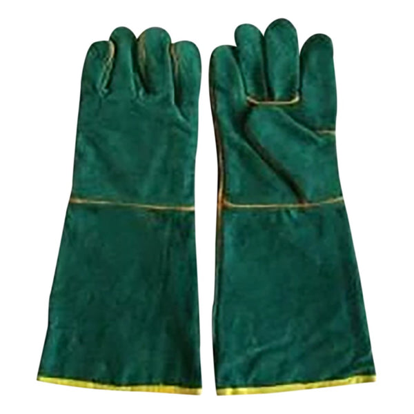 Green & Yellow Welding Gloves