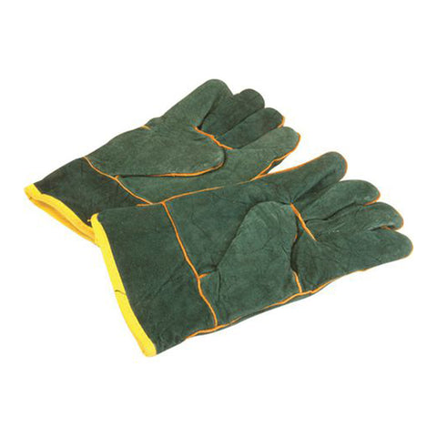 Green & Yellow Welding Gloves